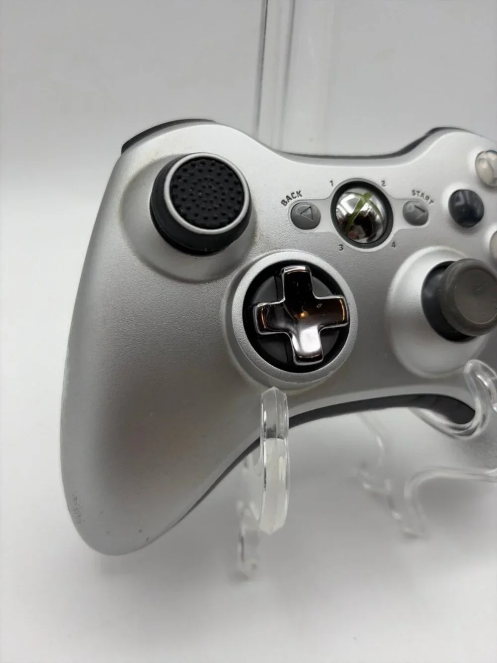 Genuine Microsoft Xbox 360 Wireless Controller Special Edition Silver Tested
